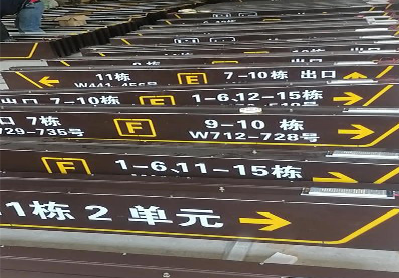 康定广告标识中，常见的几种安装方式。